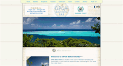 Desktop Screenshot of hotel-raiatea.com